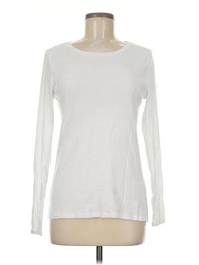 Pre-owned Sonoma Life + Style Long Sleeve T-shirt In Ivory