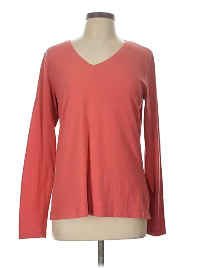 Pre-owned Sonoma Life + Style Long Sleeve T-shirt In Red