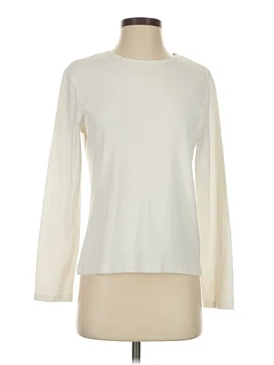 Pre-owned Sonoma Life + Style Long Sleeve T-shirt In White