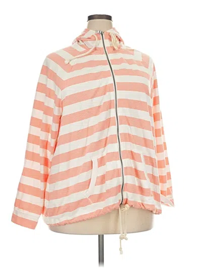 Pre-owned Sonoma Life + Style Poncho In Orange