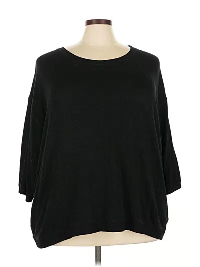 Pre-owned Sonoma Life + Style Pullover Sweater In Black