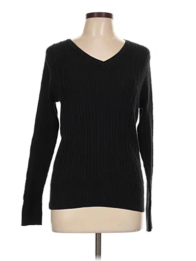 Pre-owned Sonoma Life + Style Pullover Sweater In Black