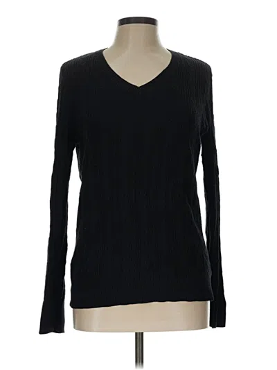 Pre-owned Sonoma Life + Style Pullover Sweater In Black