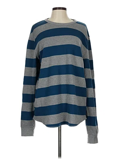 Pre-owned Sonoma Life + Style Pullover Sweater In Blue