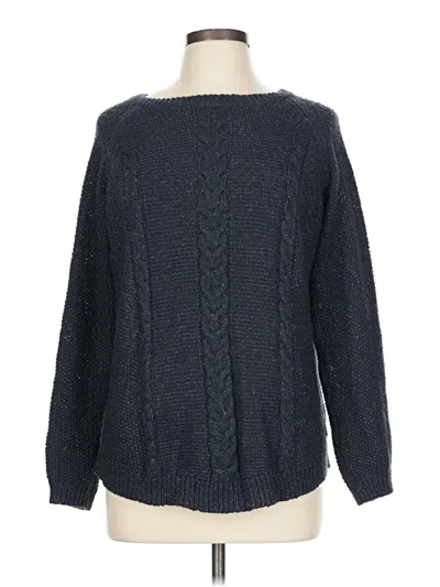 Pre-owned Sonoma Life + Style Pullover Sweater In Blue