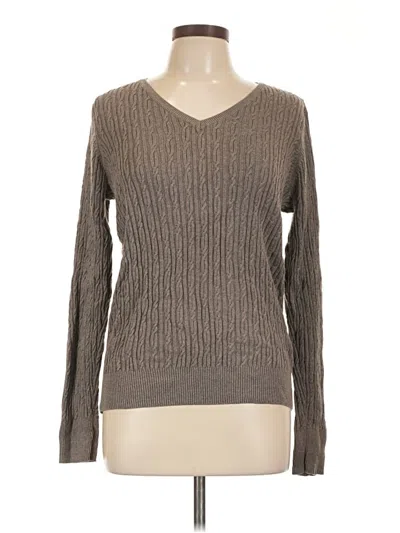Pre-owned Sonoma Life + Style Pullover Sweater In Brown