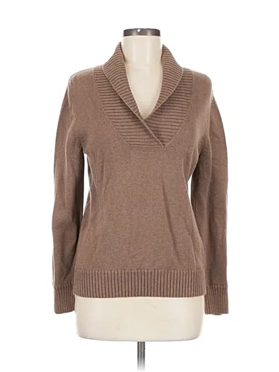 Pre-owned Sonoma Life + Style Pullover Sweater In Brown