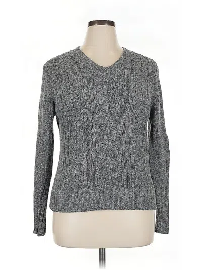 Pre-owned Sonoma Life + Style Pullover Sweater In Gray