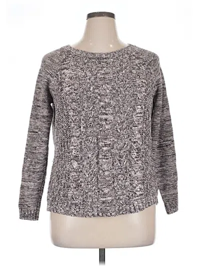 Pre-owned Sonoma Life + Style Pullover Sweater In Gray