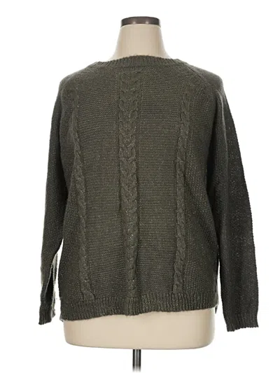 Pre-owned Sonoma Life + Style Pullover Sweater In Gray