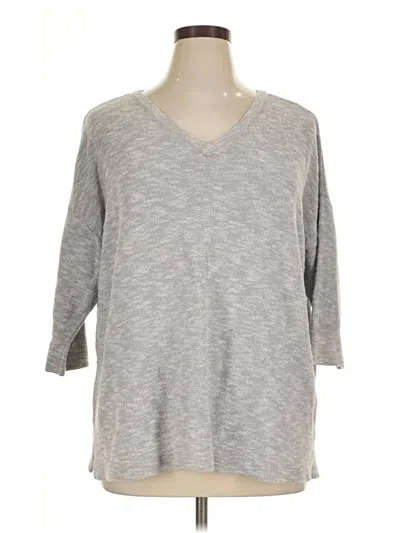 Pre-owned Sonoma Life + Style Pullover Sweater In Gray