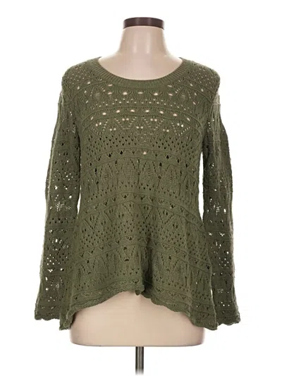 Pre-owned Sonoma Life + Style Pullover Sweater In Green