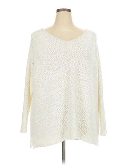 Pre-owned Sonoma Life + Style Pullover Sweater In Ivory