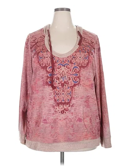 Pre-owned Sonoma Life + Style Pullover Sweater In Pink
