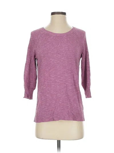 Pre-owned Sonoma Life + Style Pullover Sweater In Purple