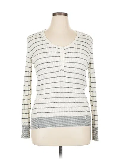 Pre-owned Sonoma Life + Style Pullover Sweater In Silver