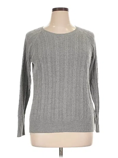 Pre-owned Sonoma Life + Style Pullover Sweater In Silver