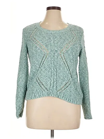 Pre-owned Sonoma Life + Style Pullover Sweater In Teal