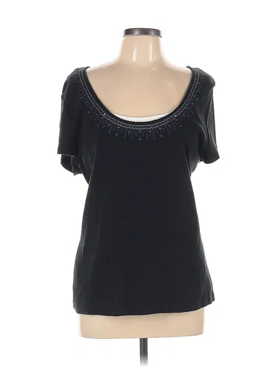 Pre-owned Sonoma Life + Style Short Sleeve T-shirt In Black