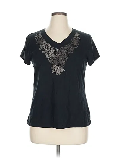 Pre-owned Sonoma Life + Style Short Sleeve T-shirt In Black