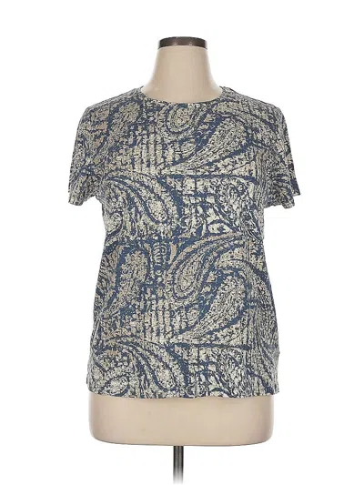 Pre-owned Sonoma Life + Style Short Sleeve T-shirt In Blue