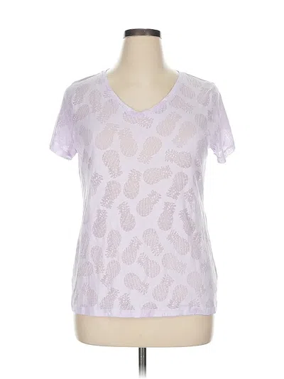 Pre-owned Sonoma Life + Style Short Sleeve T-shirt In Purple