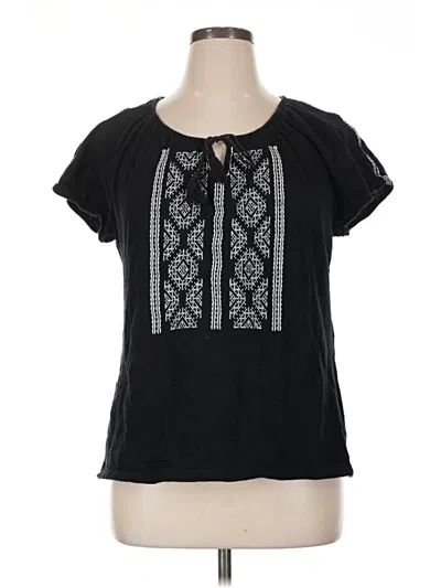 Pre-owned Sonoma Life + Style Short Sleeve T-shirt In Black