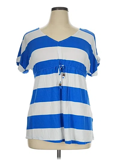 Pre-owned Sonoma Life + Style Short Sleeve T-shirt In Blue