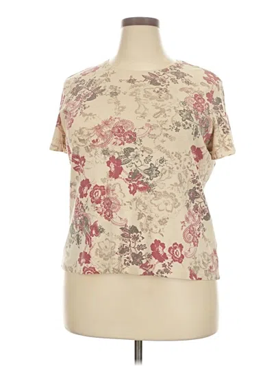 Pre-owned Sonoma Life + Style Short Sleeve T-shirt In Brown