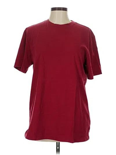 Pre-owned Sonoma Life + Style Short Sleeve T-shirt In Burgundy