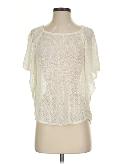 Pre-owned Sonoma Life + Style Short Sleeve T-shirt In Ivory