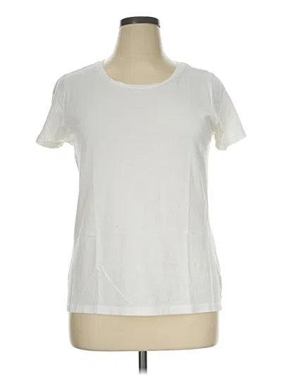 Pre-owned Sonoma Life + Style Short Sleeve T-shirt In Ivory