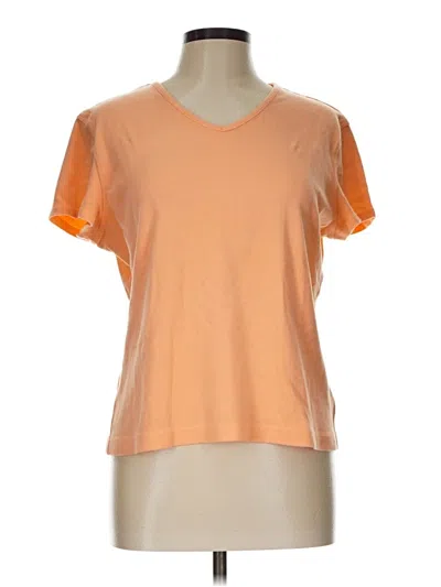 Pre-owned Sonoma Life + Style Short Sleeve T-shirt In Orange