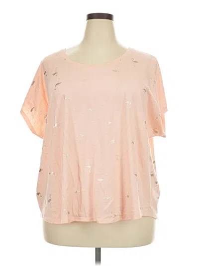 Pre-owned Sonoma Life + Style Short Sleeve T-shirt In Pink