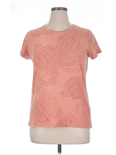 Pre-owned Sonoma Life + Style Short Sleeve T-shirt In Pink
