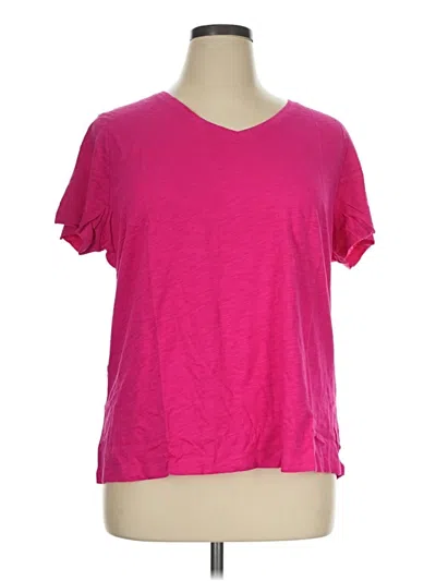 Pre-owned Sonoma Life + Style Short Sleeve T-shirt In Pink