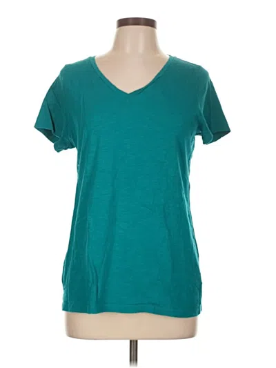 Pre-owned Sonoma Life + Style Short Sleeve T-shirt In Teal