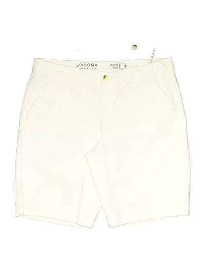 Pre-owned Sonoma Life + Style Shorts In White