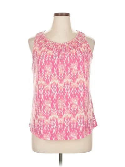 Pre-owned Sonoma Life + Style Sleeveless Blouse In Pink