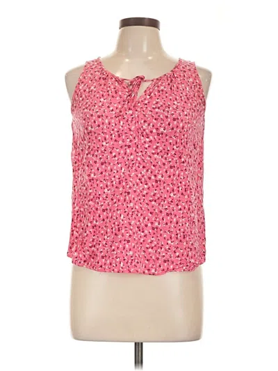 Pre-owned Sonoma Life + Style Sleeveless Blouse In Pink