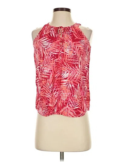 Pre-owned Sonoma Life + Style Sleeveless Blouse In Red