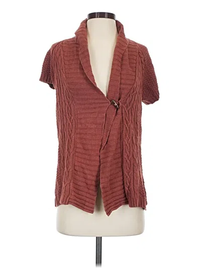 Pre-owned Sonoma Life + Style Sweater Vest In Burgundy