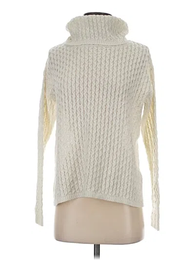 Pre-owned Sonoma Life + Style Turtleneck Sweater In Ivory