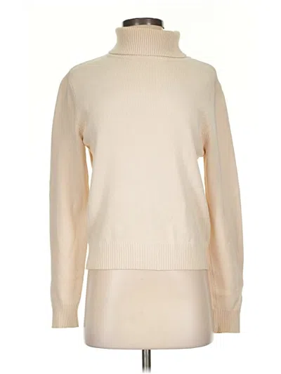 Pre-owned Sonoma Life + Style Turtleneck Sweater In Ivory