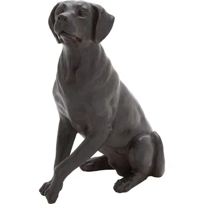 Sonoma Sage Home Brown Polystone Traditional Dog Sculpture