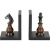 Sonoma Sage Home Chess Board Set Of 2 Metal Bookends In Black