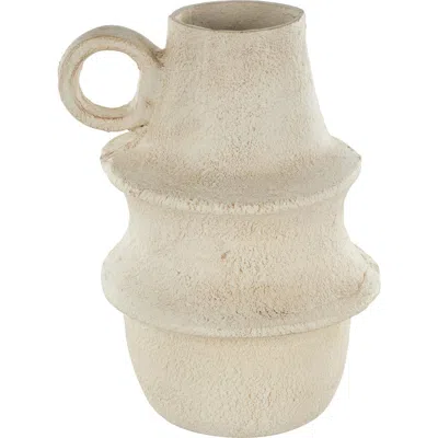 Sonoma Sage Home Papier-mâché Cream Vase In Beige