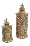 Sonoma Sage Home Set Of 2 Lantern Candleholders In Brown