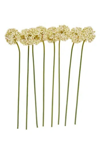 Sonoma Sage Home Set Of 8 Tall Allium Artificial Stems In White