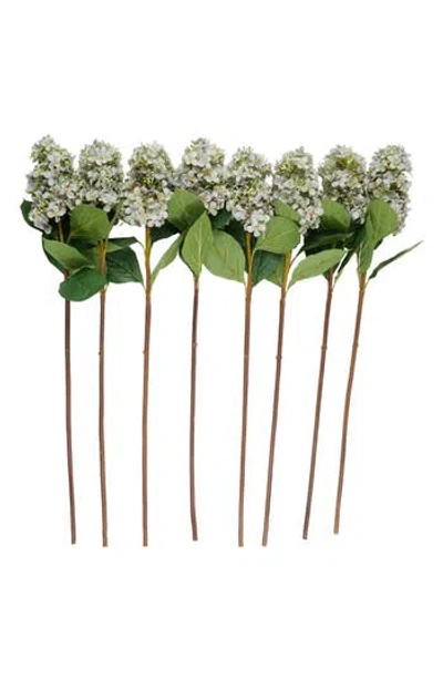 Sonoma Sage Home Set Of Eight Blue Hydrangea Artificial Flowers
